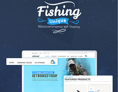 Fishing Unique Woocommerce WP Theme