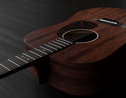 3D model of Sigma SDM-15 guitar