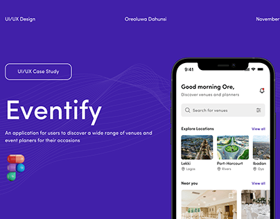Eventify - Venue and Event planner Case study