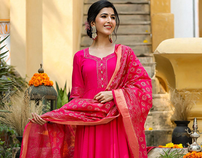 Shop Impressive Anarkali Suits for Women Online