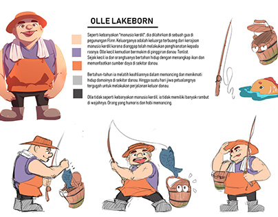 Olle Lakeborn - Character Design