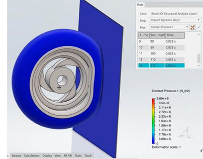 Modeling and Dynamic Simulation of a Tire-Rim set