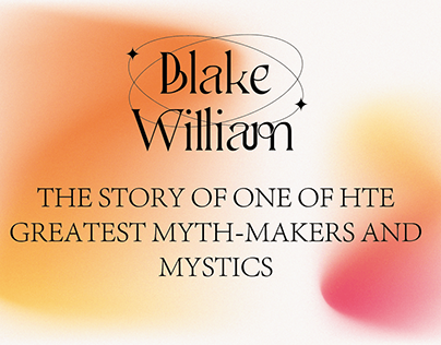 буклет о творчестве Уильяма Блейка (William Blake)