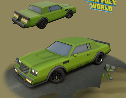 Buick regal low poly model
