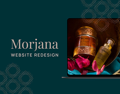 Morjana cosmetics | Website redesign