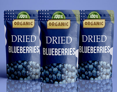 Blueberries pouch Design