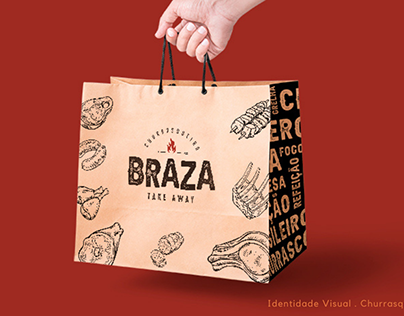 Identidade Visual Restaurante Braza