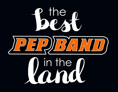 Pep Band Fundraiser Design