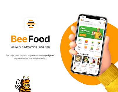 BeeFood - Delivery & Streaming Food Application