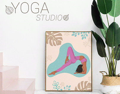 Yoga Studio poster design