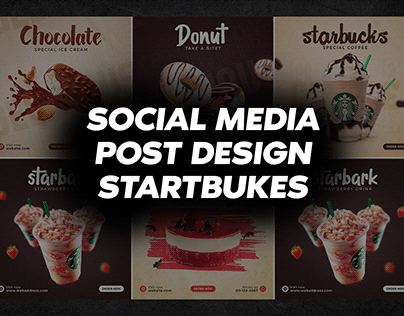 Social media post design | starbuks | 2022