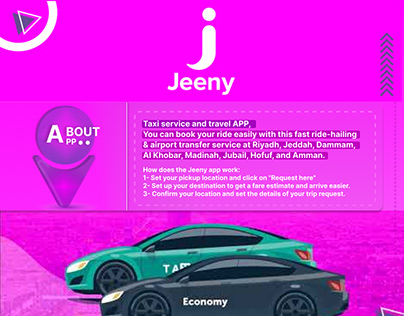 Jenny (Taxi service and travel APP), UX Study Case