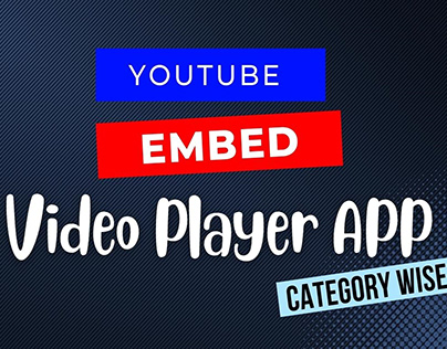 YouTube embed video player app