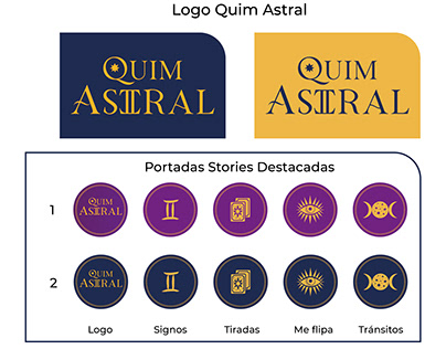 Logotipos y Portadas IG Para Quim Astral