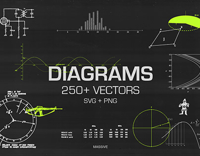 DIAGRAMS - 250+ Math/Science/Engineering Vectors