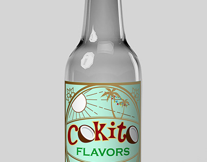cokito oil label design