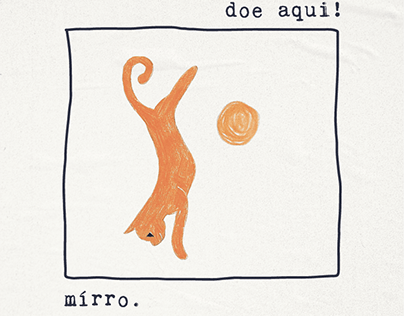 Doe Aqui Mírro - Poster Design