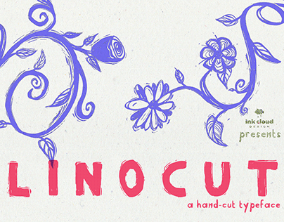 Linocut - A Hand-Cut Font