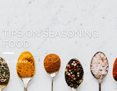 Tips On Seasoning Food