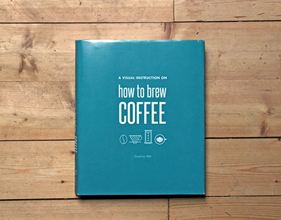 A visual instruction on how to brew coffee