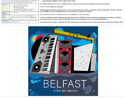 Belfast city of music designs