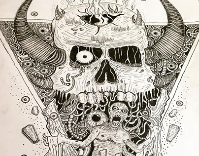 Shillong Deathfest Poster Design/Illustration