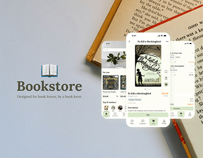 Project thumbnail - Bookstore. Mobile app