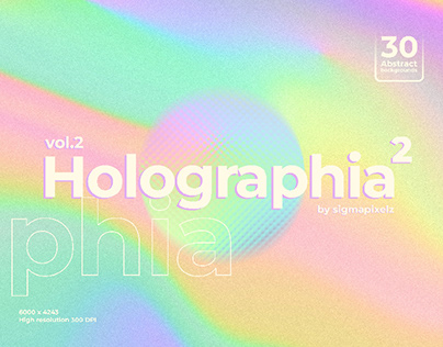 Holographia backgrounds vol.2 /Grainy gradients