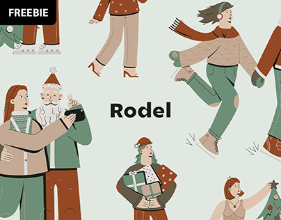 Free Download: Rodel Christmas Illustrations