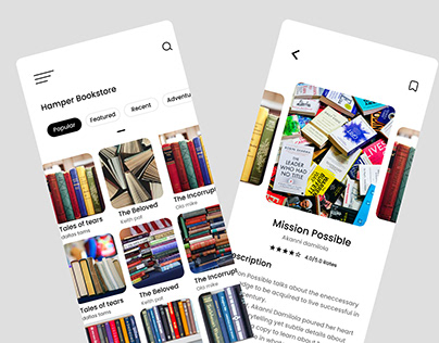 Hamper Bookstore App