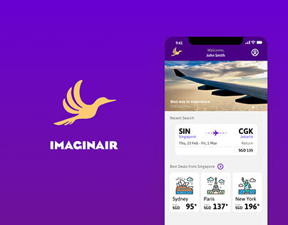 Airline Mobile Application UX/UI