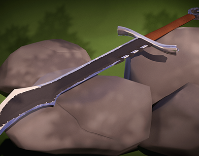 Fantasy Claymore Game Ready (940 tris)
