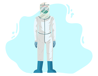 Doctor in Protective Suit