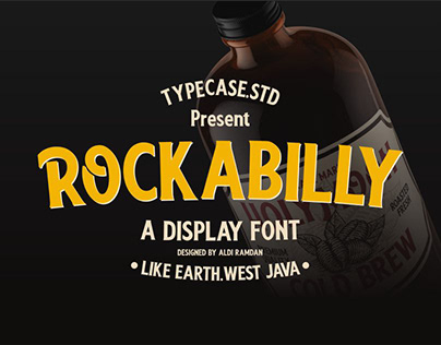 Rockabilly is a modern, minimalist serif font