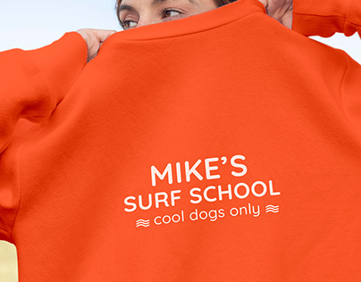 Mike's Surf School - brand identity
