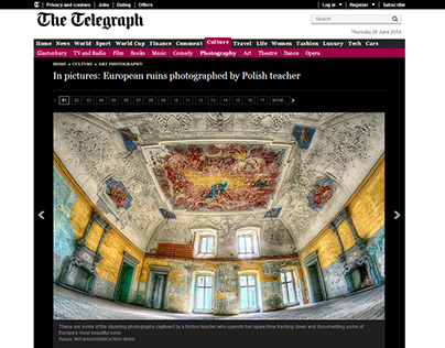 The Telegraph about my work, Pati Makowska