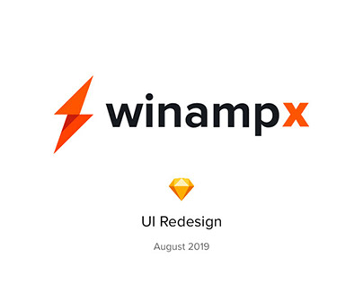 Winamp X UI Redesign