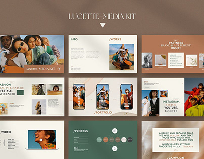 Lucette Media Kit Template