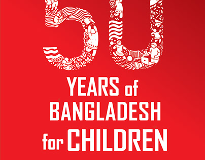 Book Cover for 50 years of Bangladesh for Children.
