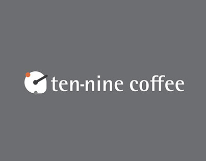 ten-nine coffee brand identity design