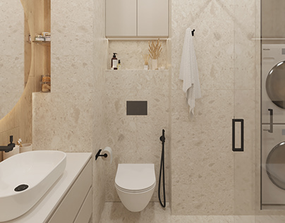 Modern Neutral Bathroom Interior Design