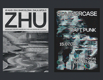 Posters ZHU and Daft Punk
