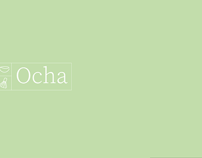 Ocha Matcha shop : هوية متجر ماتشا