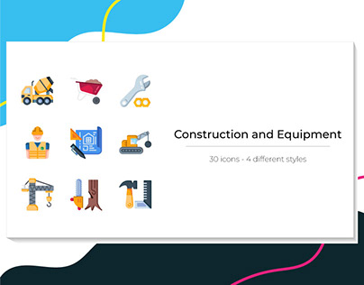 Construction and Equipment icons