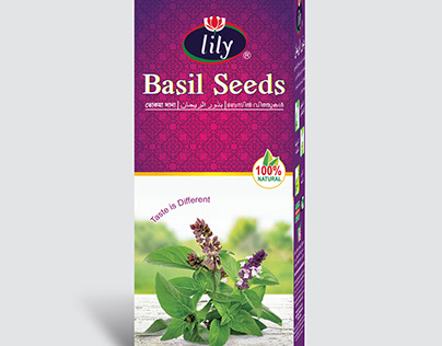 Basil Seeds and Sat Isabgul Paper Pack/Box