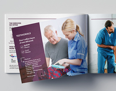 Care24seven Brochure, Graphic Design