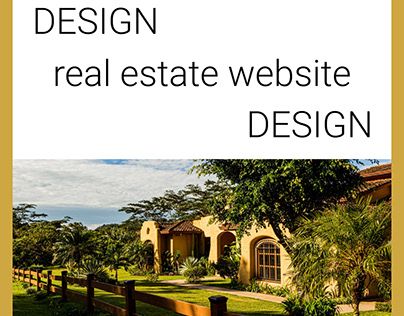 Real Estate Website Design Дизайн сайта недвижимости