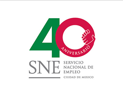 LOGO 40 ANIVERSARIO SNE - SERVICIO NACIONAL DE EMPLEO
