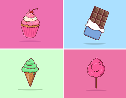 Sweets set icon pack