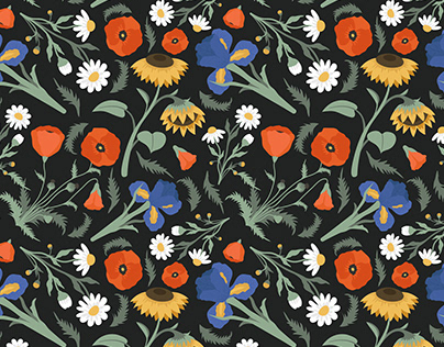 Wildflowers pattern